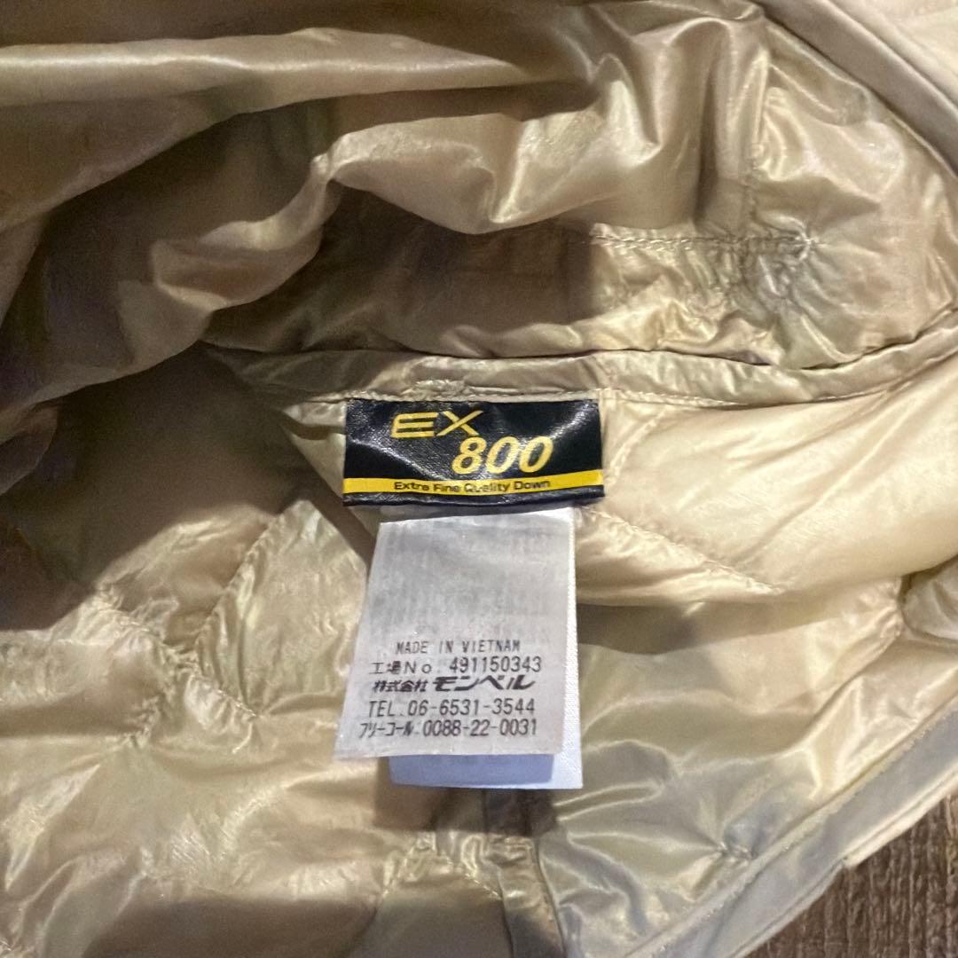 mont-bell スペリオダウン　ラウンドネックジャケット アイボリー　L