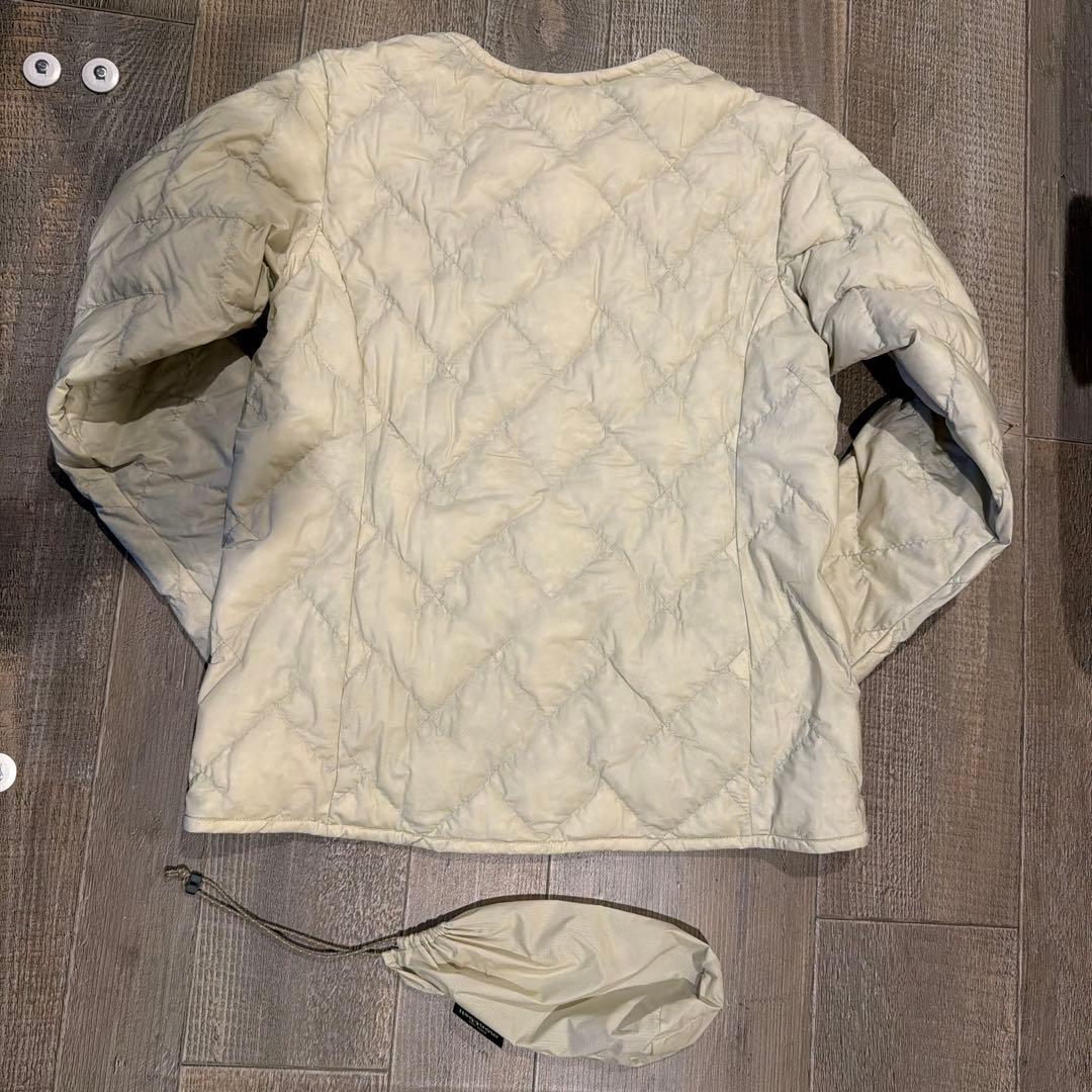 mont-bell スペリオダウン　ラウンドネックジャケット アイボリー　L