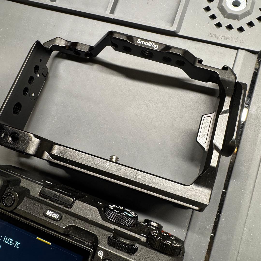 Sony α7C ミラーレス一眼 本体　中古　備品　スモールリグケージ付属