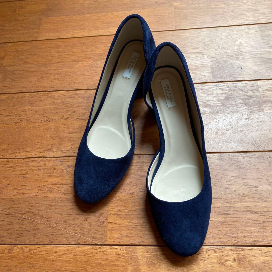カムイさん専用Cole Haan ネイビー スエード ハイヒール・パンプス