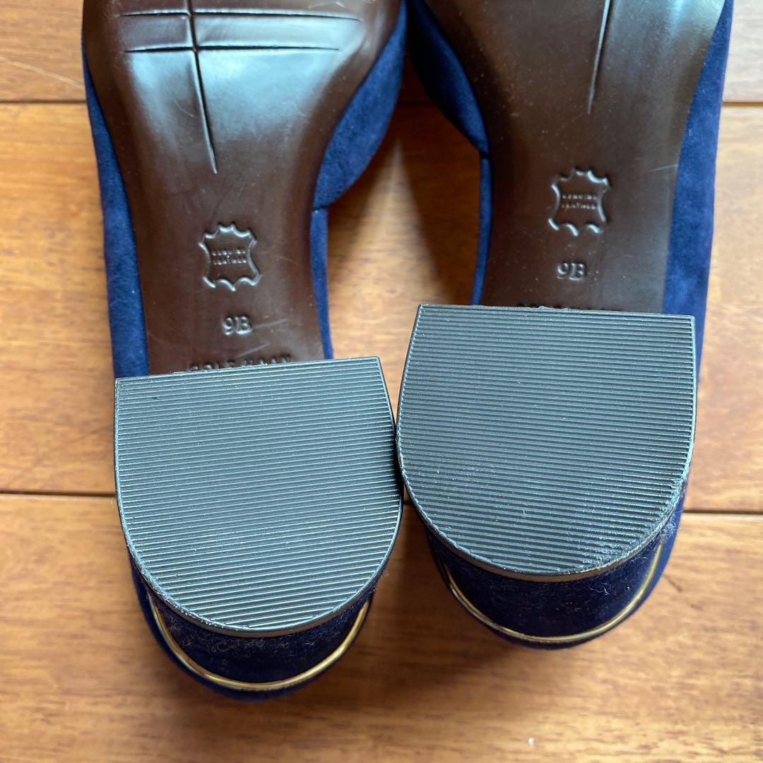 カムイさん専用Cole Haan ネイビー スエード ハイヒール・パンプス