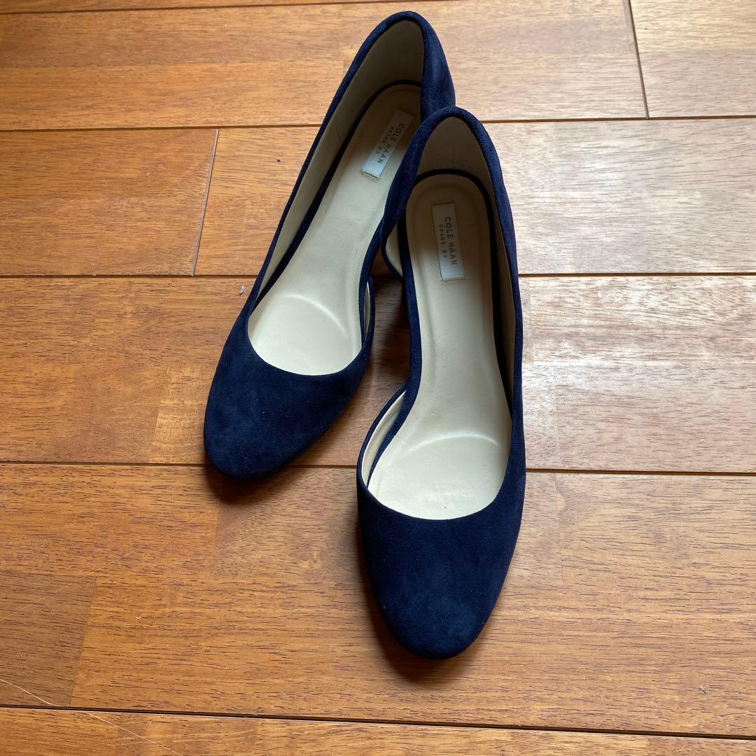 カムイさん専用Cole Haan ネイビー スエード ハイヒール・パンプス
