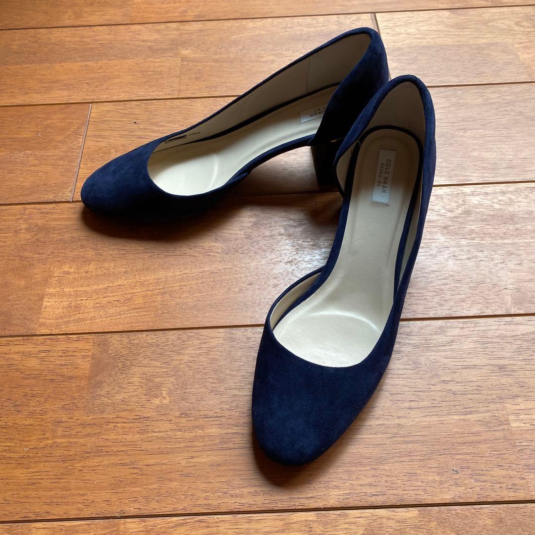 カムイさん専用Cole Haan ネイビー スエード ハイヒール・パンプス