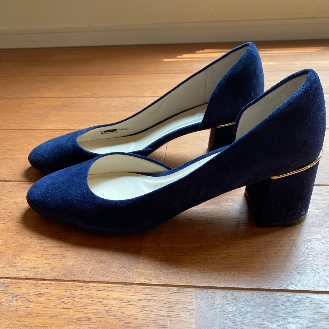 カムイさん専用Cole Haan ネイビー スエード ハイヒール・パンプス