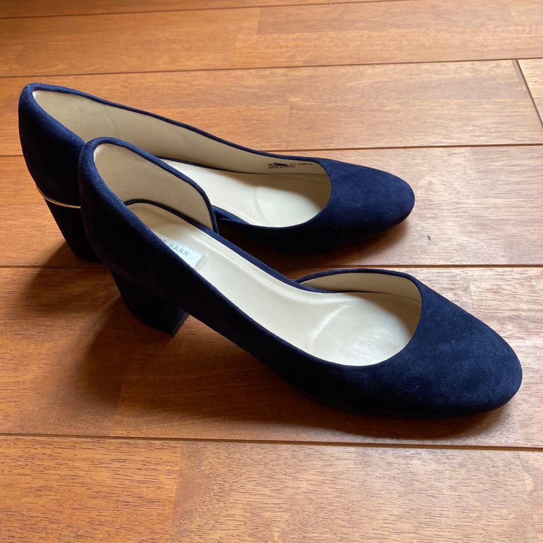 カムイさん専用Cole Haan ネイビー スエード ハイヒール・パンプス