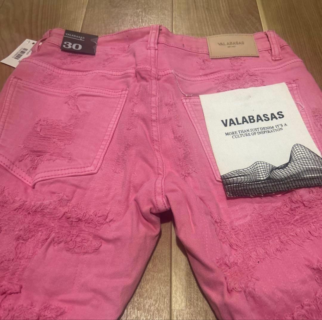 訳あり【新品未使用】valabasas ピンクデニム 30
