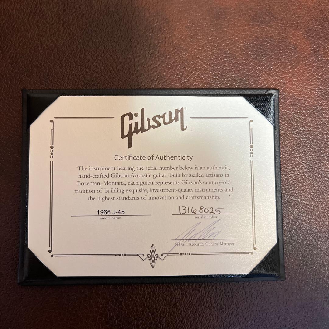 G i bson 1966s J-45 vos customshop製