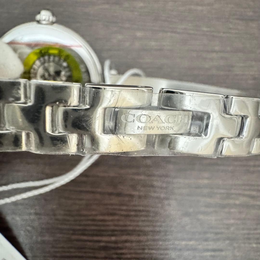 COACH腕時計　レディース 時計 シルバー　ストーン付き