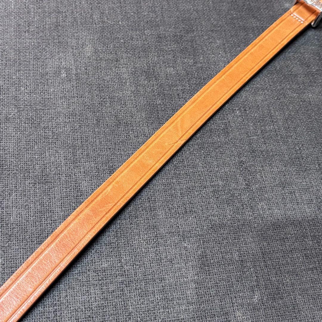 TORY LEATHER　USA製　ウエスタンレザーベルト　ナローベルト　W34