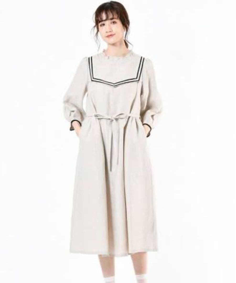 【月末限定価格】フランシュリッペ　おとなのセーラーワンピース
