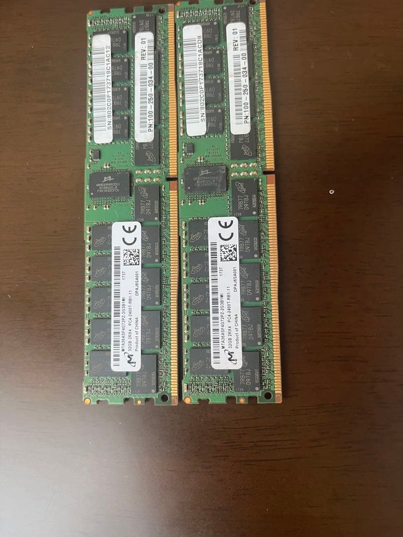 32GB pc4サーバー用メモリ 4枚セット