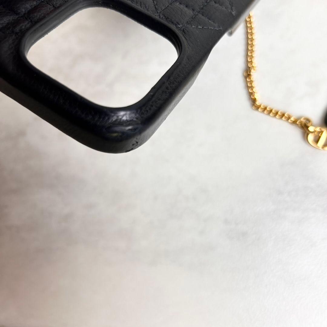 【希少】Dior iPhone14pro チェーンショルダー レディディオール