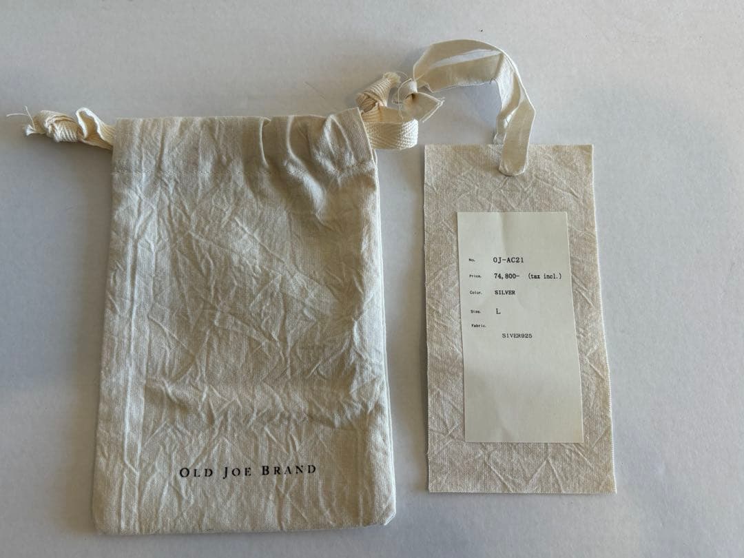 未使用 OLD JOE シルバー ブレスレット 925 L オールドジョー　純銀