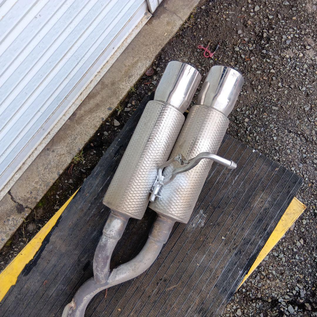 ステンレススチール デュアルマフラーda63tキャリィトラック