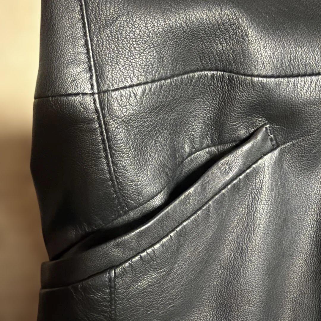 s*様 エンポリオアルマーニ　レザージャケット