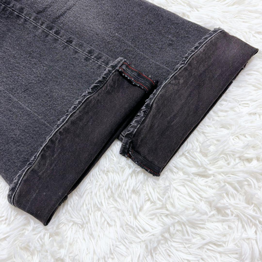 未使用級✨MOUSSY マウジー フレアデニムパンツ ブラック ロング丈