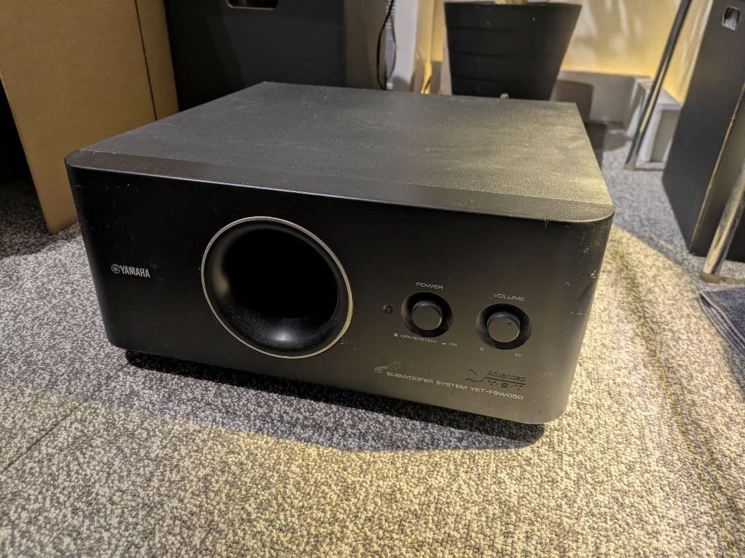 Yamaha YST-SW050 サブウーファーとYSP-600デジタルサウンド