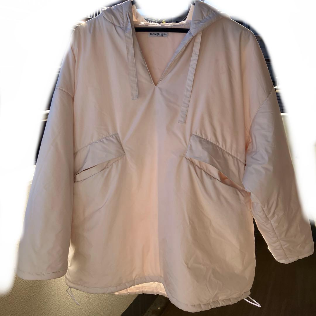 ザハイライツthe highlights overアノラックパーカー/ホワイト