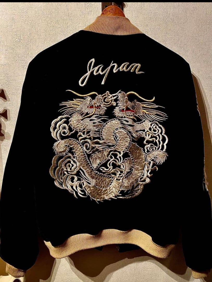 ビンテージ　スカジャン　別珍