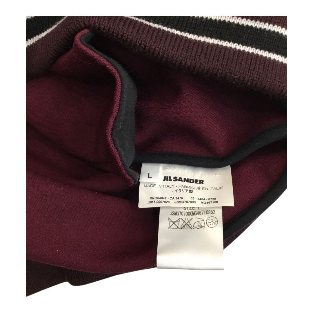 JIL SANDER ナイロン ブルゾン メンズジャンパー バーガンディ L