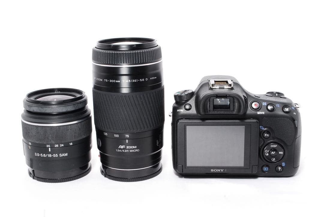 ◆スマホ転送◆SONY α58◆一眼レフカメラ◆超望遠レンズ◆初めてのカメラに◆