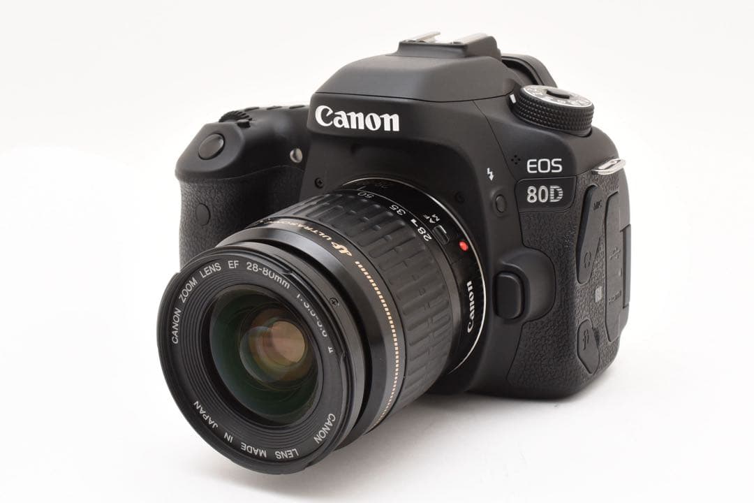 保証/Canon EOS 80D標準レンズセットCanon EF 28-80mm