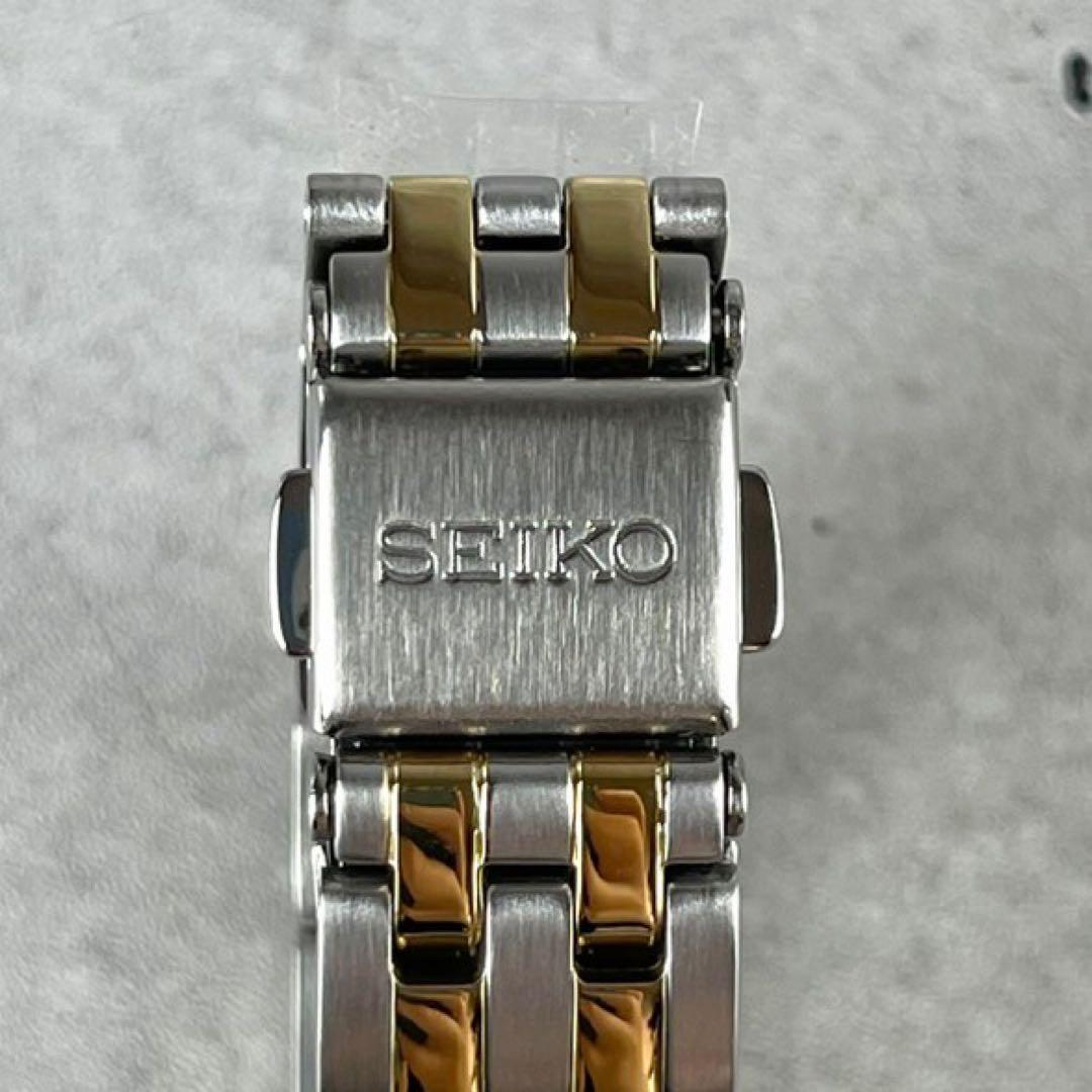 稼働 極美品 Seiko セイコー 電波ソーラー 腕時計 デイト コンビ