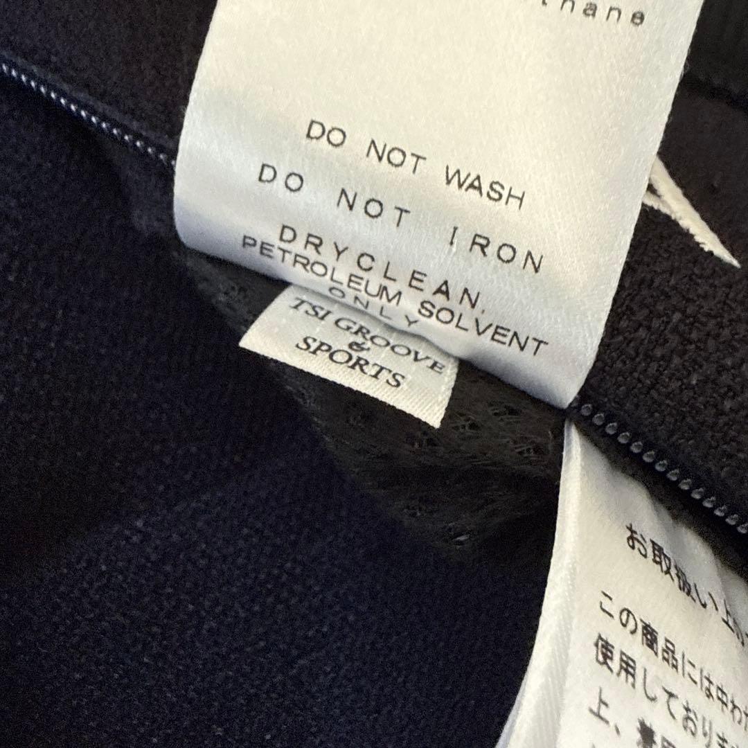 防寒　蓄熱　裏地付き　パーリーゲイツ　キルティング　パンツ　紺　M〜L相当　4