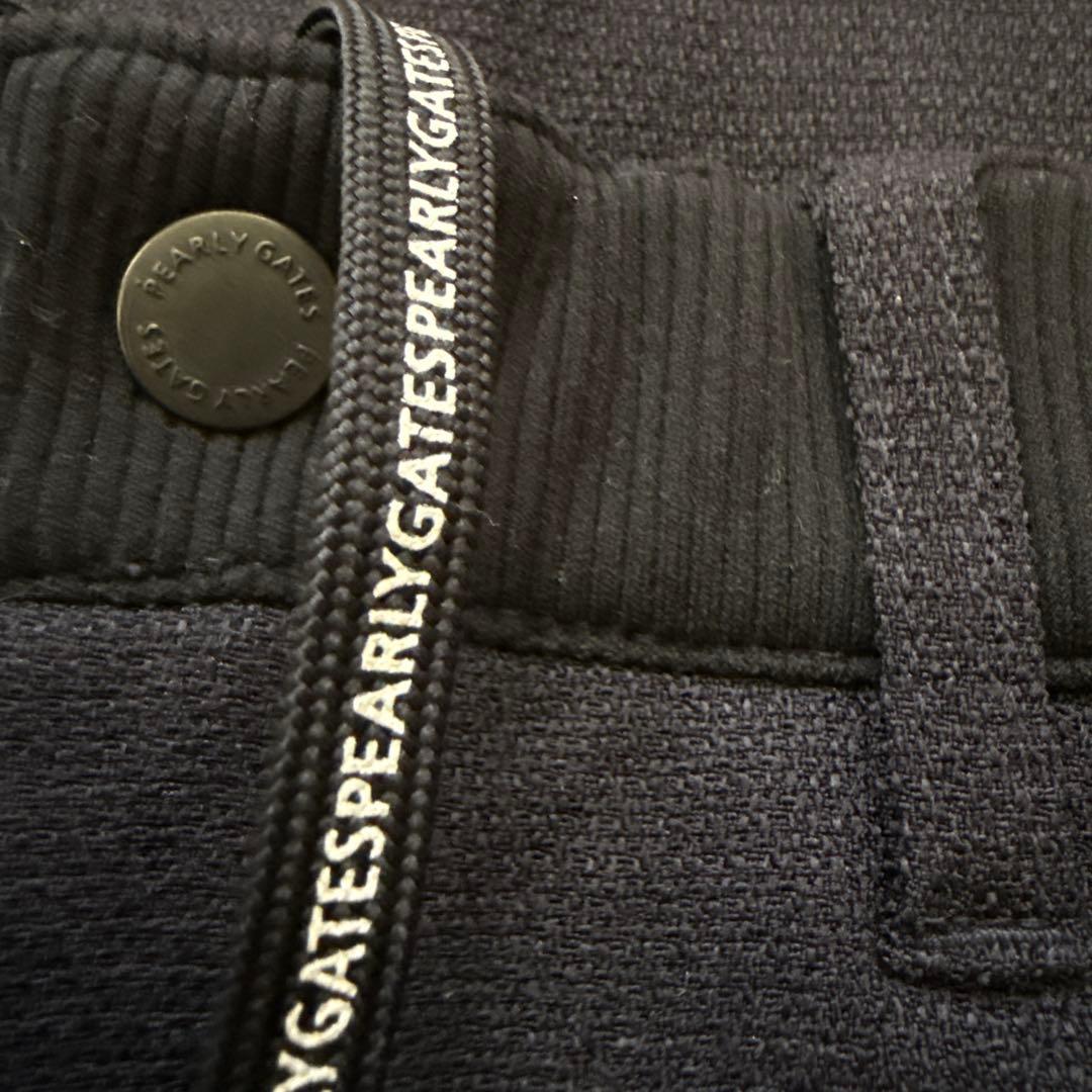 防寒　蓄熱　裏地付き　パーリーゲイツ　キルティング　パンツ　紺　M〜L相当　4