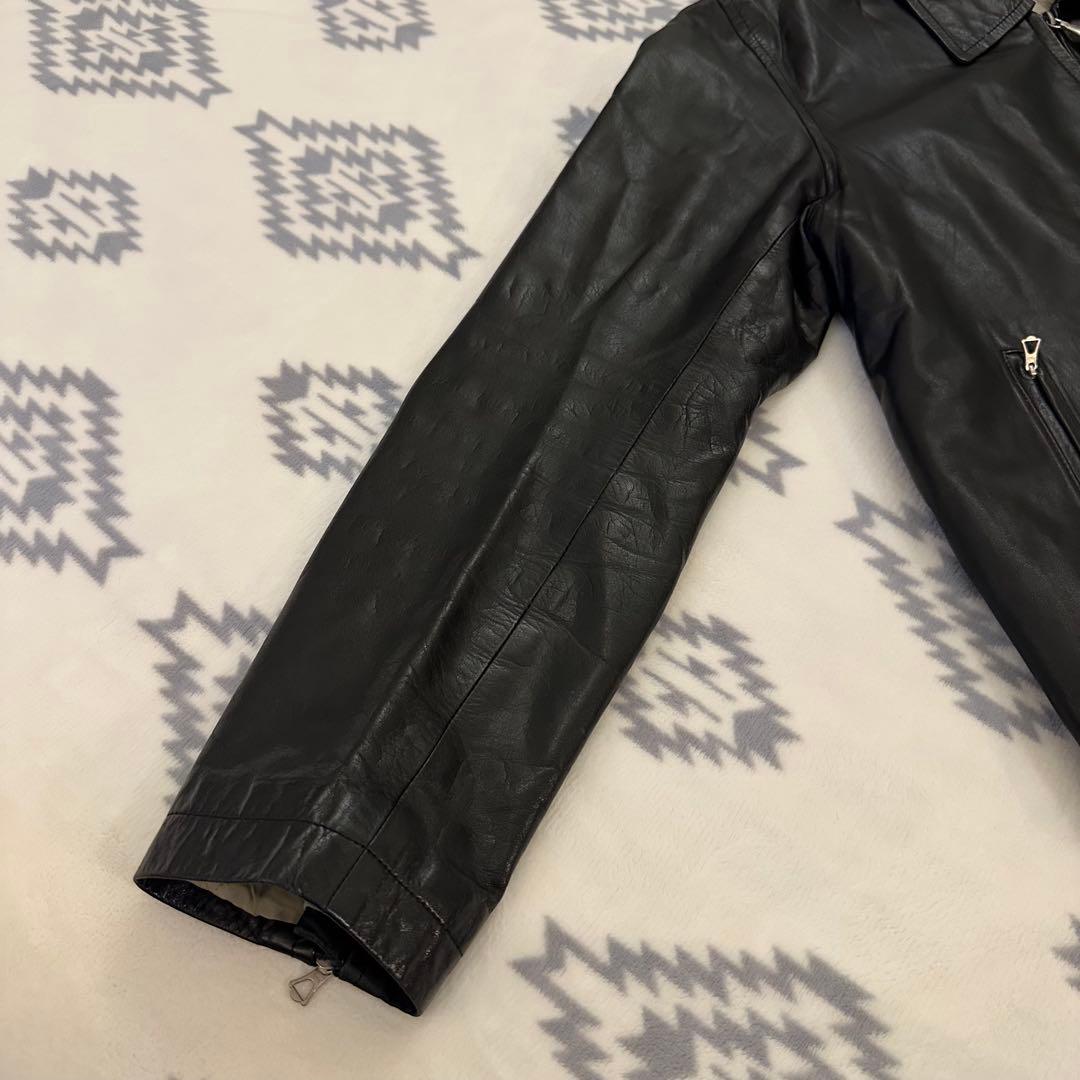 Paul Smith ポールスミス レザージャケット 黒 M シングルライダース