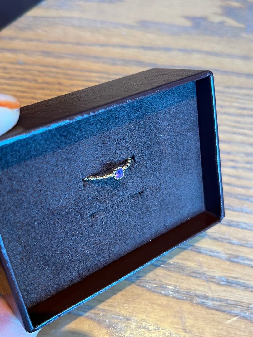 iLY様　アガット　K10アメジストリング