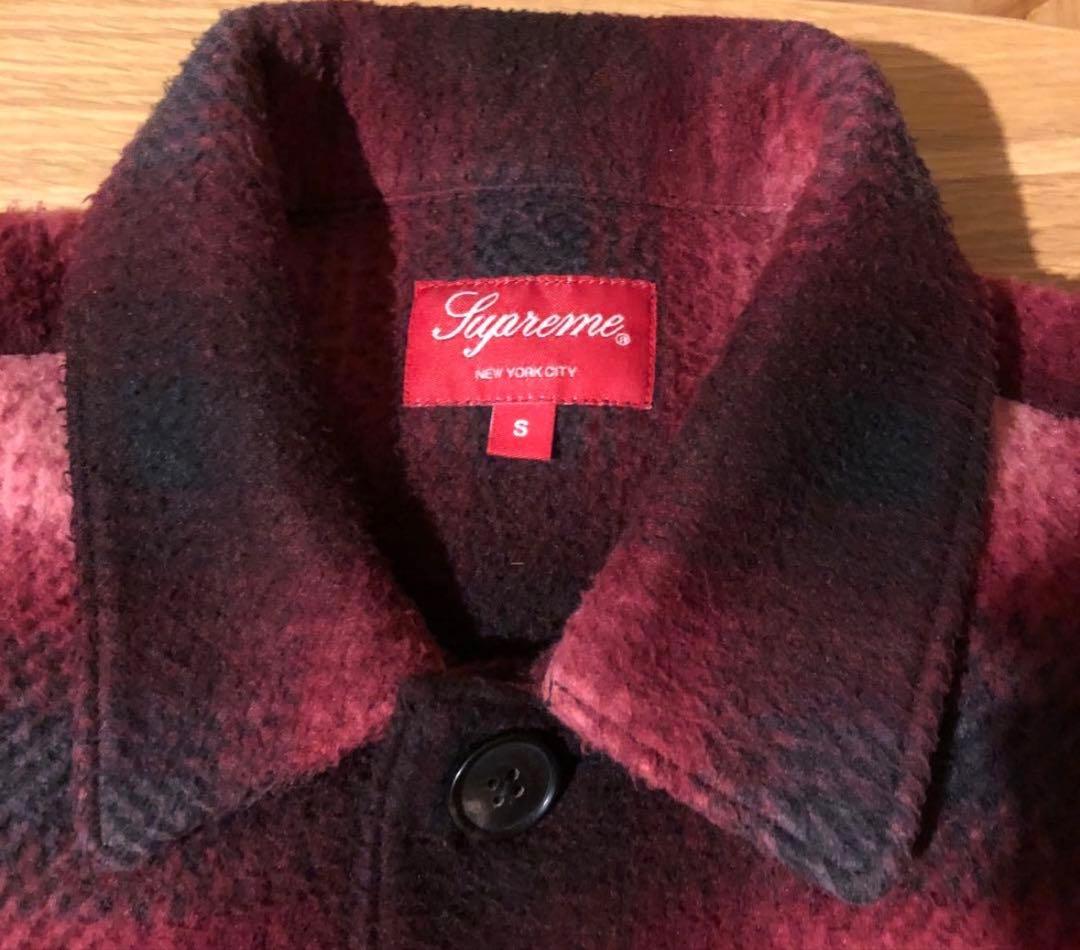 トップス Supreme Shadow Plaid Fleece Shirt