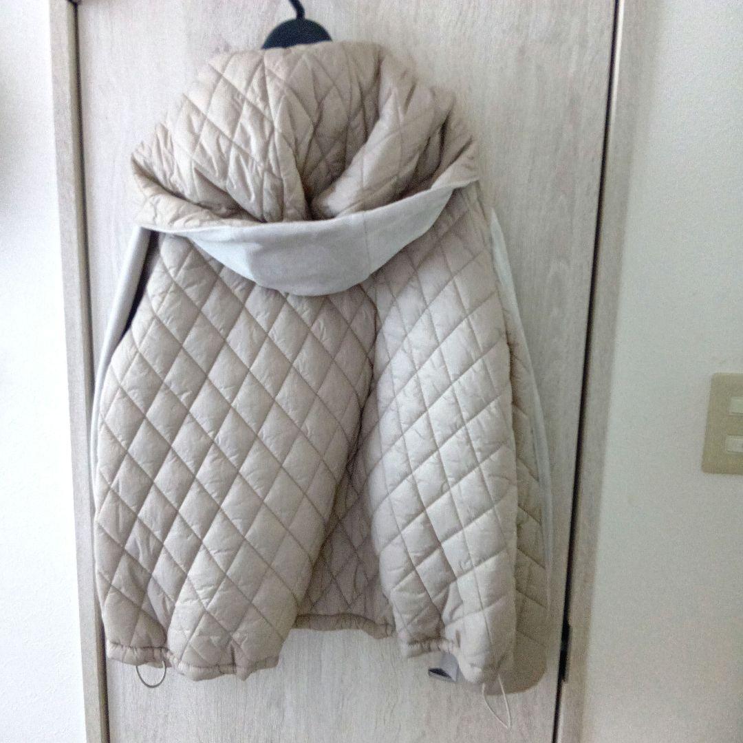 COMME CA ISM フード付きジャケット F ベージュ