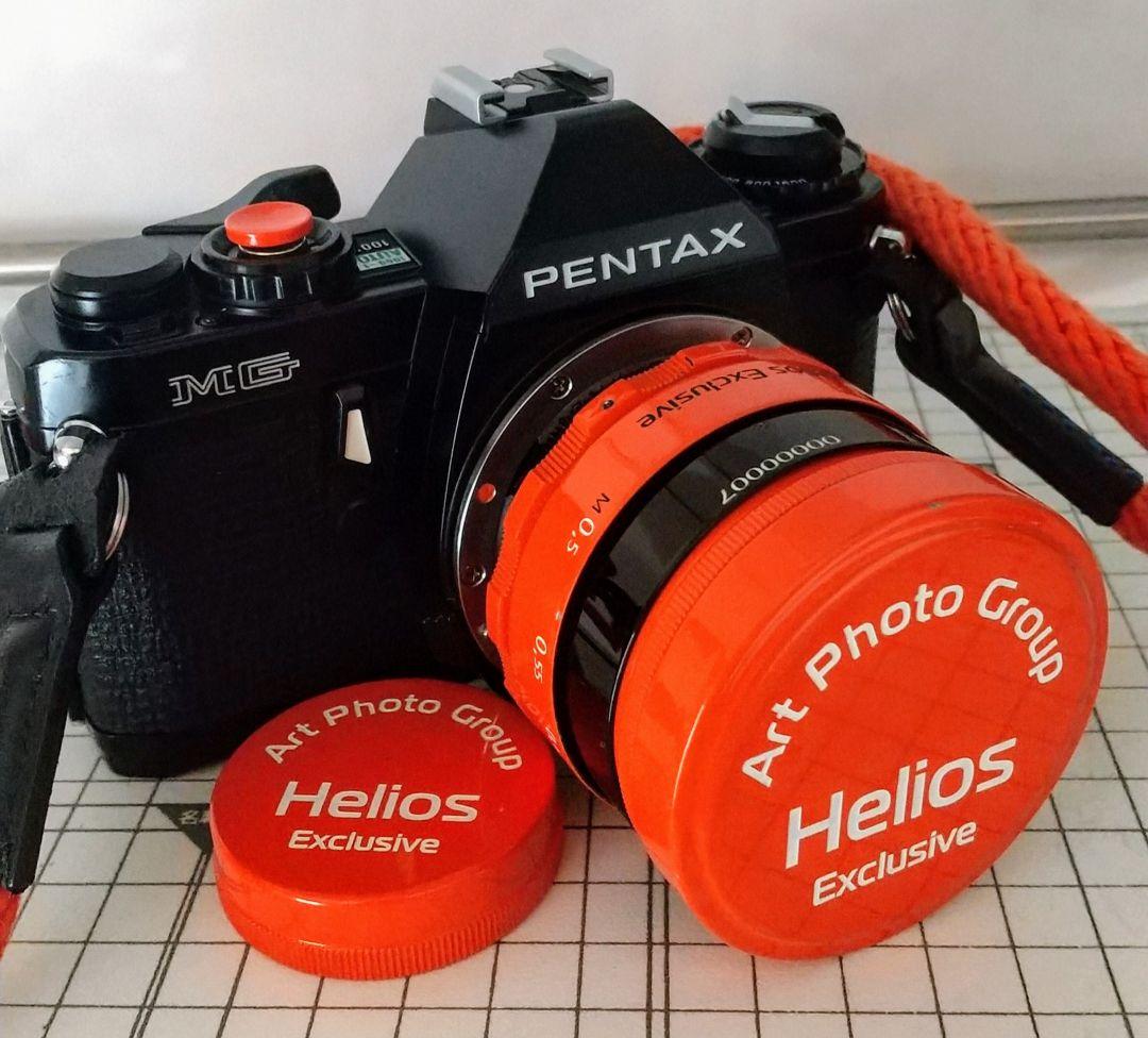 ペンタックス フイルム 一眼レフカメラ ヘリオス レンズ
