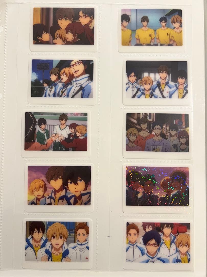 【170枚まとめ売り】Free! ミニフォトカード、クリアカード