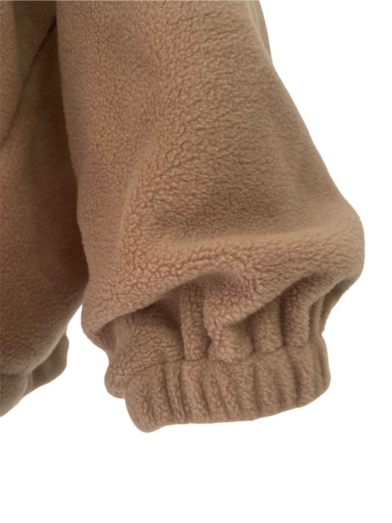 SEE SEE LIGHT FLEECE JACKET【BROWN BEIGE】