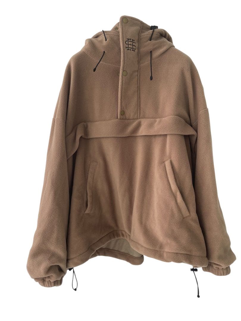 SEE SEE LIGHT FLEECE JACKET【BROWN BEIGE】