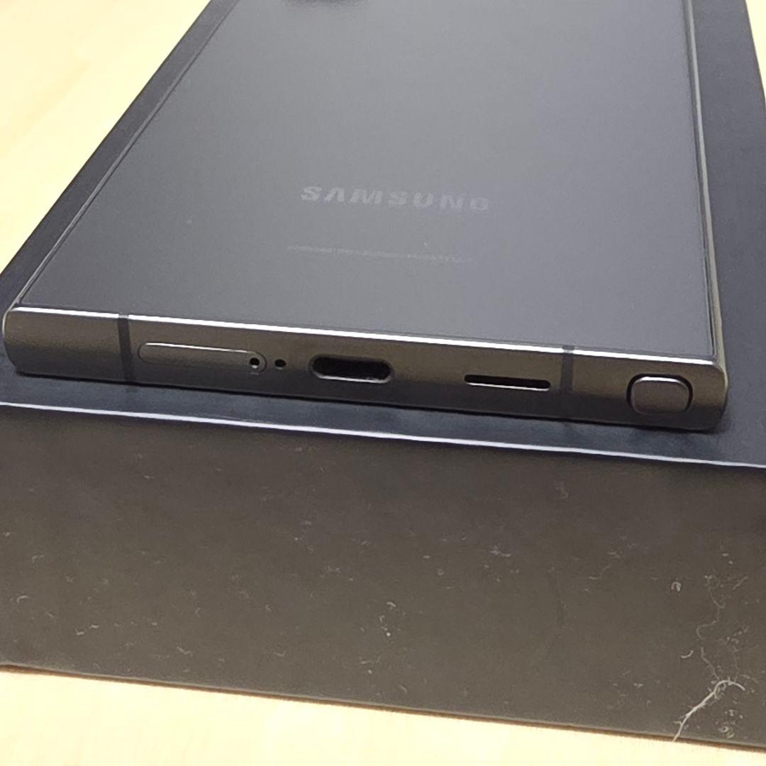 Samsung Galaxy S24 Ultra ブラック アラミド繊維ケース付