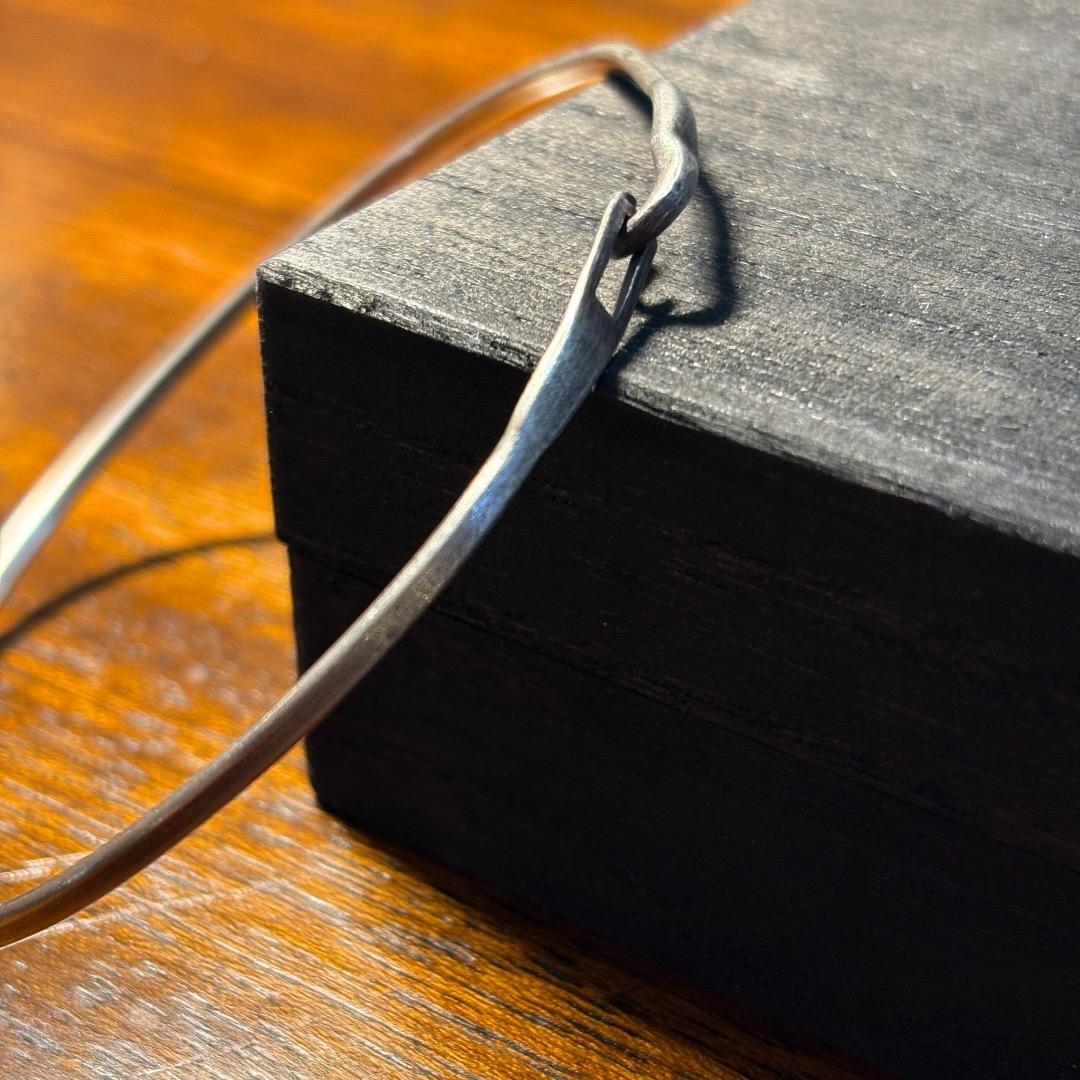 Silver Hook Bangle narrow バングル　PRY シュウト