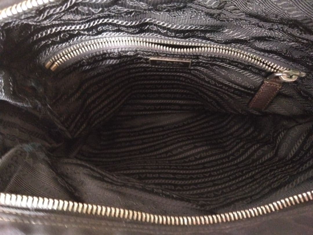 【希少色:ブラウン】PRADA プラダ ナイロン ショルダー バッグ