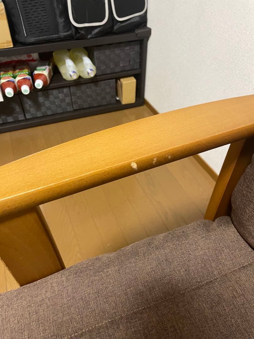 【説明書付き】ニトリ　4段調整高座椅子