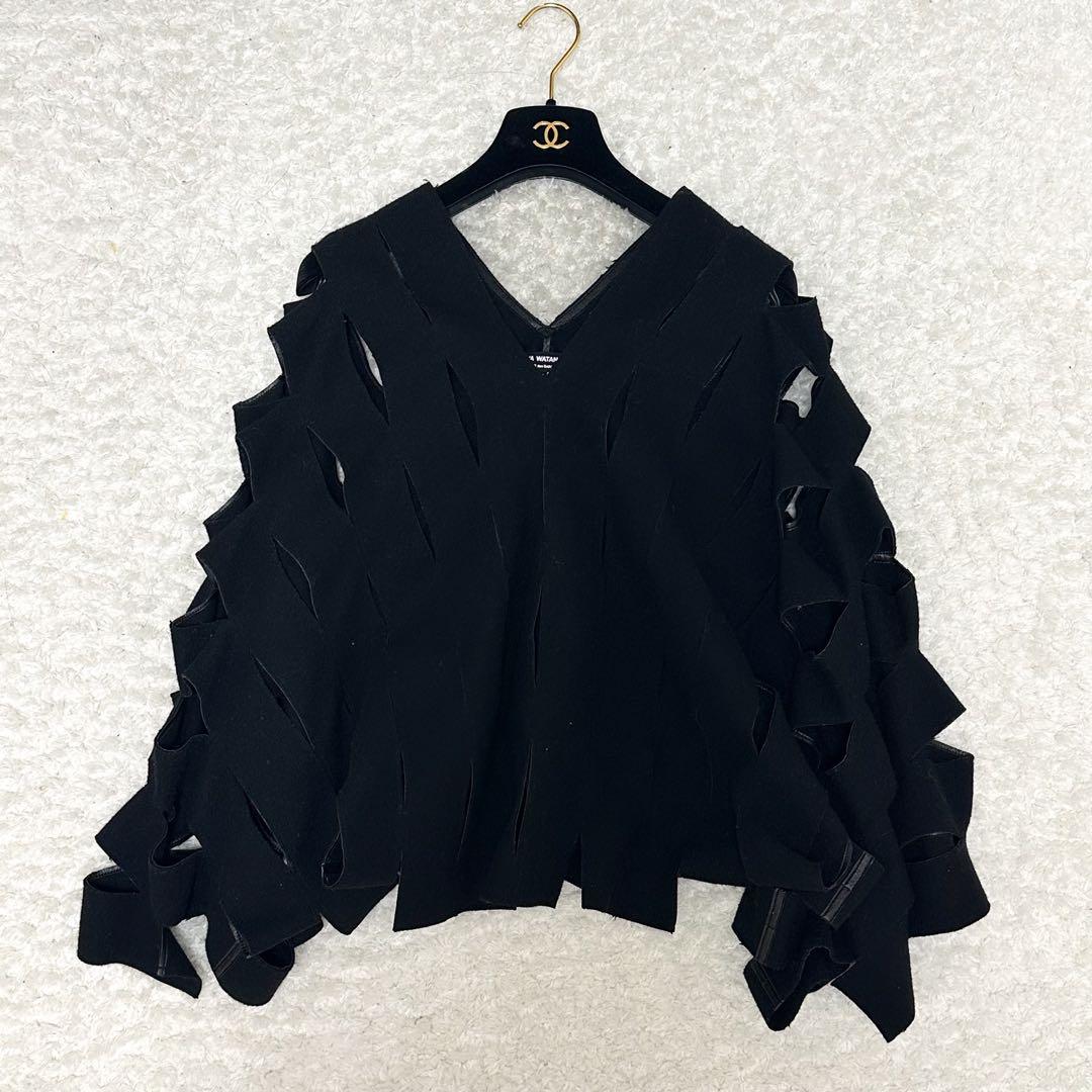 【美品】ジュンヤワタナベ コムデギャルソン カットアウト トップス 立体 M