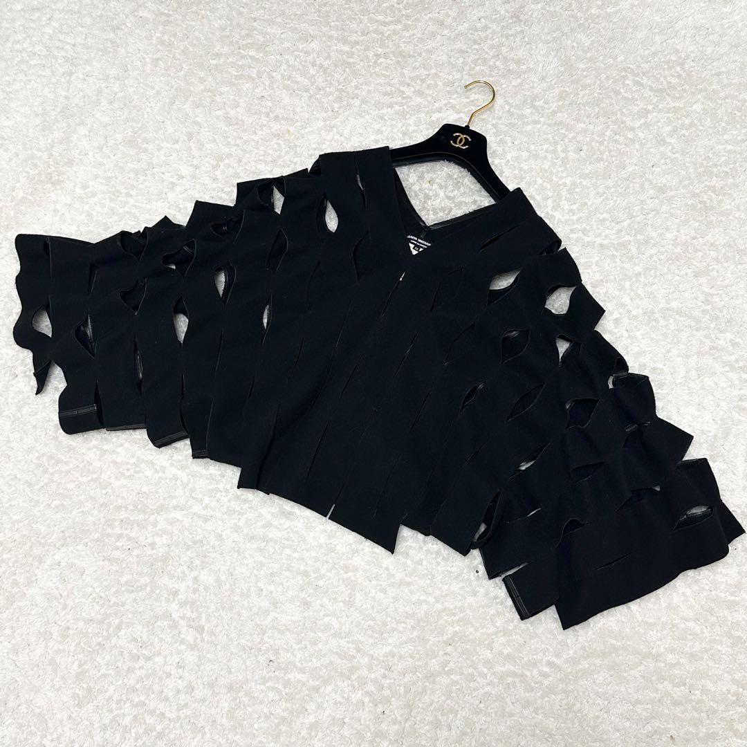 【美品】ジュンヤワタナベ コムデギャルソン カットアウト トップス 立体 M