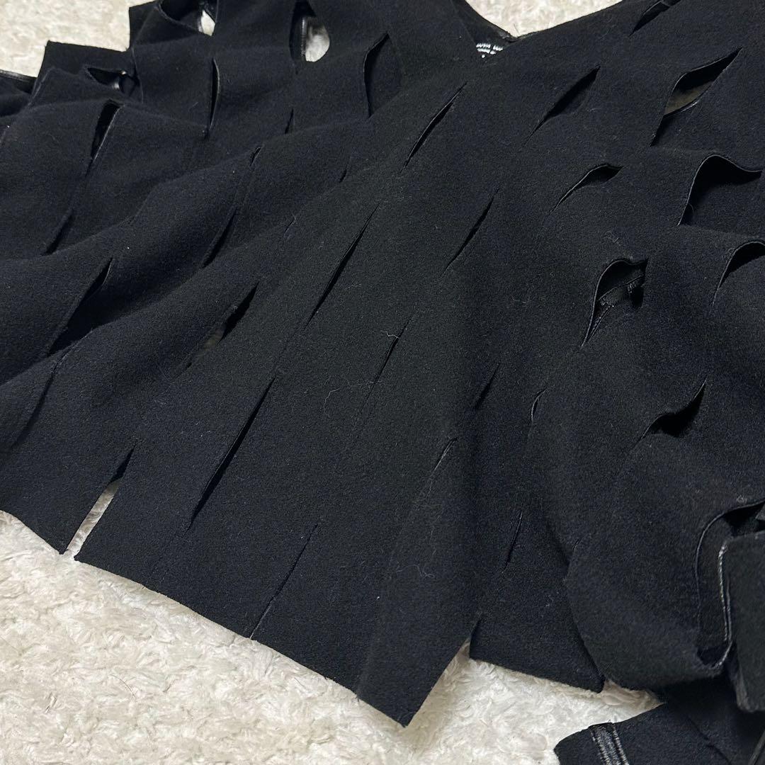 【美品】ジュンヤワタナベ コムデギャルソン カットアウト トップス 立体 M