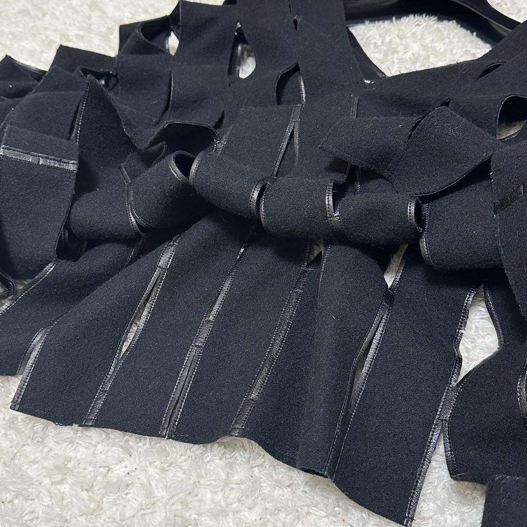 【美品】ジュンヤワタナベ コムデギャルソン カットアウト トップス 立体 M