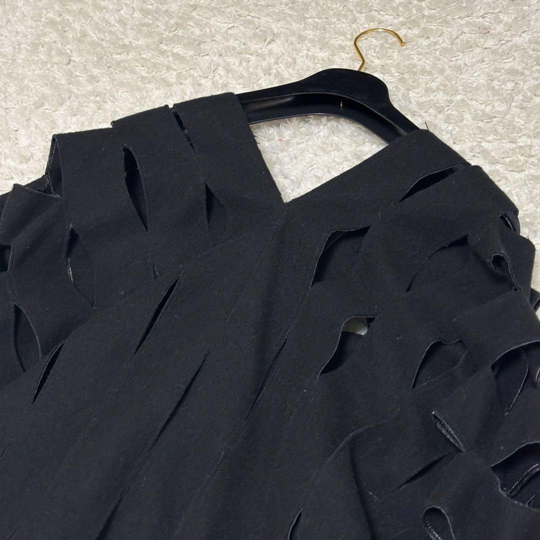 【美品】ジュンヤワタナベ コムデギャルソン カットアウト トップス 立体 M