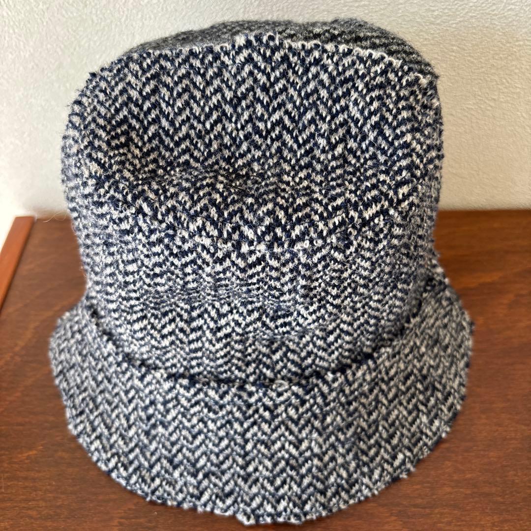 45R シェツトランドツイードのニットキャップ