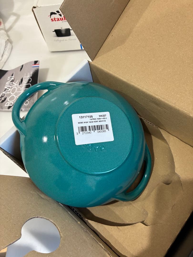 STAUB ストウブ　ベビーウォック16cm ミント