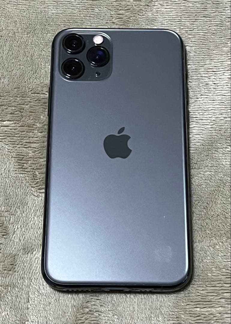 【美品】iPhone11Pro ミッドナイトグリーン　バッテリー70%