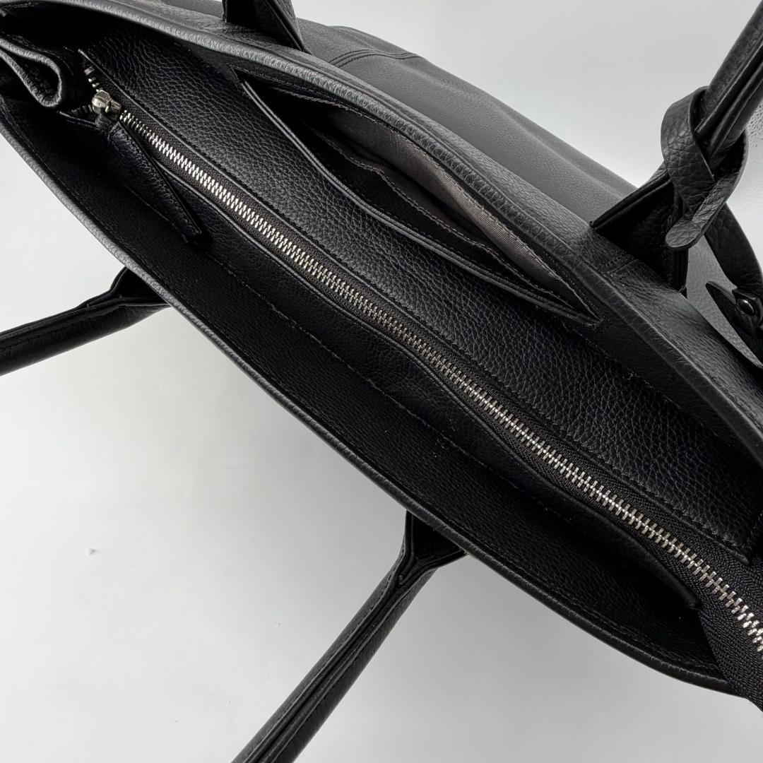 15720✨バーニーズニューヨーク トートバッグ 肩掛け ビジネス オールレザー